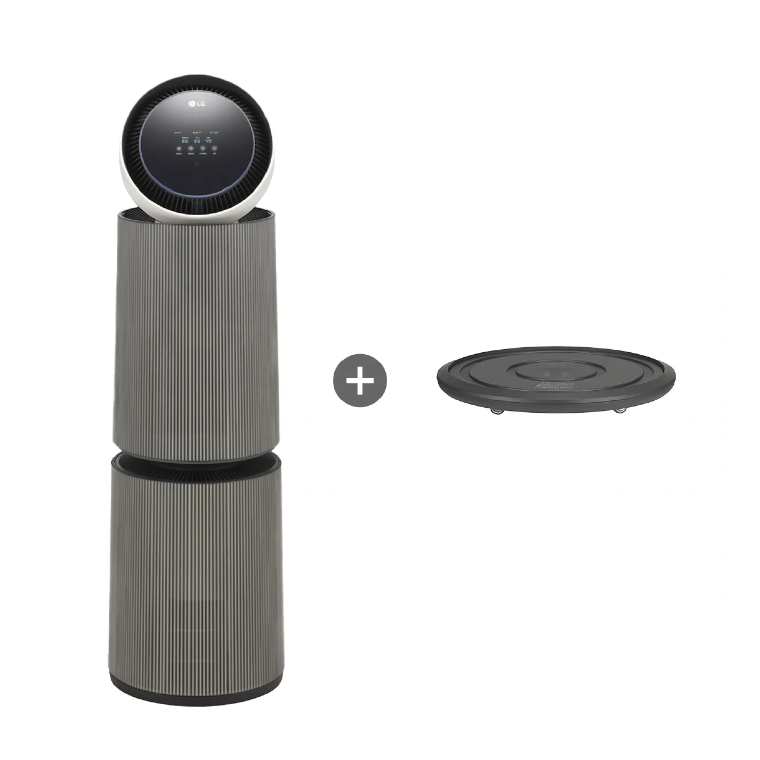 LG 퓨리케어 AI 오브제컬렉션 360˚ 공기청정기 M5 + 무빙휠 세트